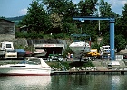 Linz Winterhafen, Hafen des WSK Askö, Donau-km 2131,8 : Lift, Motorboot, Hafen